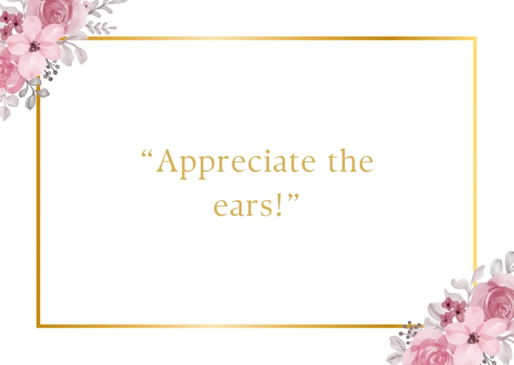 Appreciate the ears!