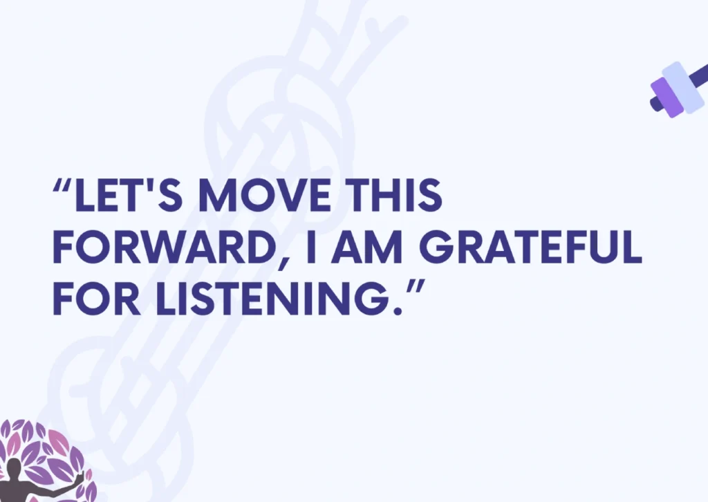 Let's move this forward, I am grateful for listening