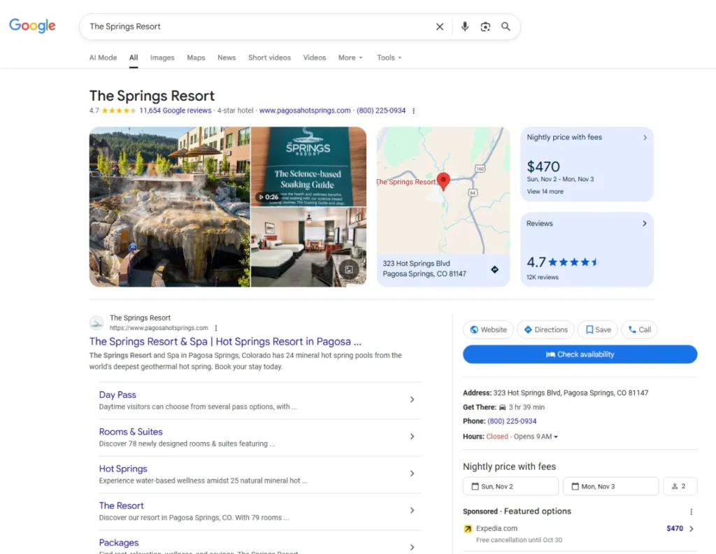 Local Businesses Snippet